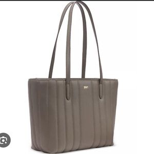 DKNY Lexington Quilted Zip-Top Tote